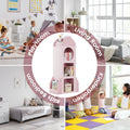 Pirecart Kids Bookshelf 3 - Tier Wooden Kids Bookcase with Toy Storage for Bedroom, Playroom, Nursery, Blue
