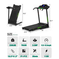 3.5HP 330 lb Weight Foldable Electric Running Walking Machine with Bluetooth/APP for Home, Fitness Jogging Exercise, Easy Installation and Space Saver for Home Office Gym