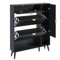 Shoe Cabinet with Drawers, Slim Storage Cabinets, Entryway Shoe Storage Cabinets