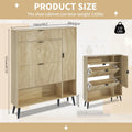 Shoe Cabinet with Drawers, Slim Storage Cabinets, Entryway Shoe Storage Cabinets