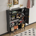 Shoe Cabinet with Drawers, Slim Storage Cabinets, Entryway Shoe Storage Cabinets