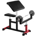 VEVOR Preacher Curl Bench, Strength Training Biceps Machine, Max Load 440 lb Home Gym Equipment, Seated Arm Isolated Barbell Dumbbell Bicep Station, Adjustable Weight Benches for Home Gym